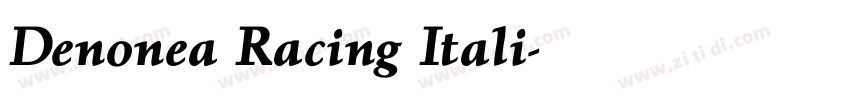 Denonea Racing Itali字体转换 Denonea Racing Itali字体转换